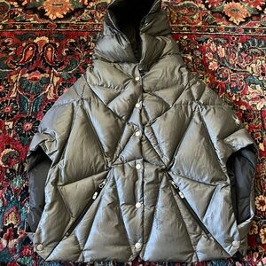 Spyder puffer cape
